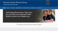 Desktop Screenshot of charlottecatholicwomensgroup.org